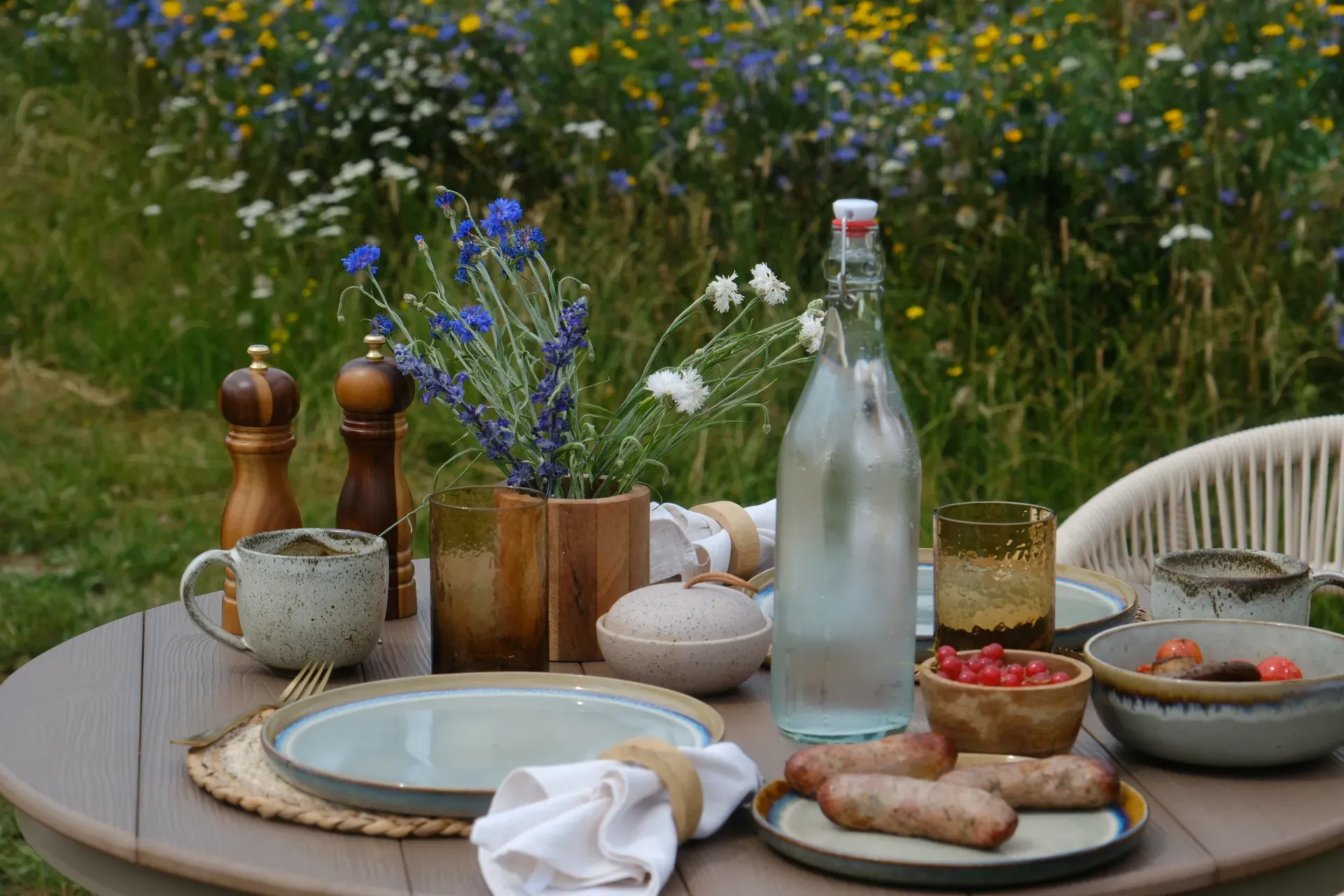 A picnic with a view