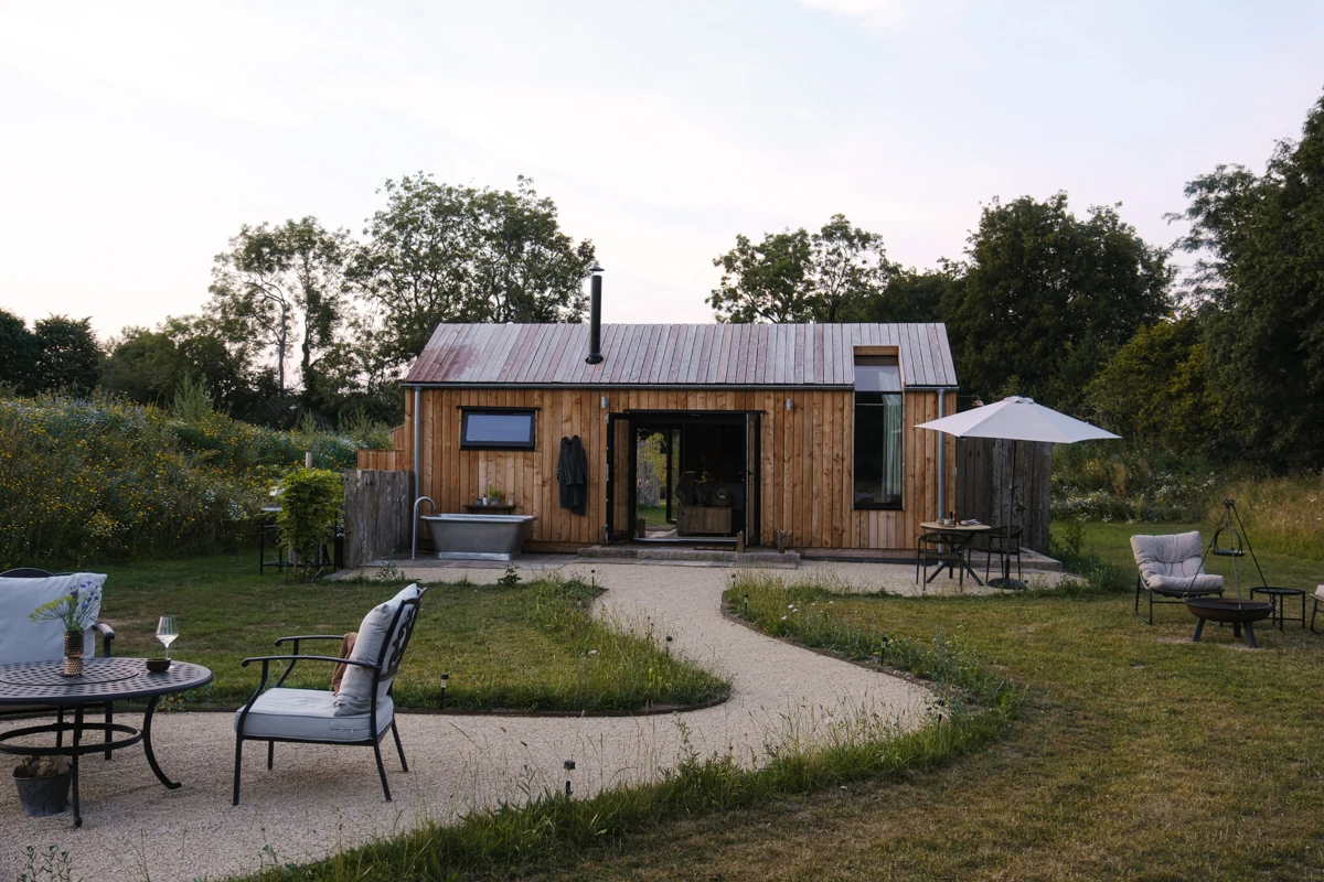Rise and the landscaped path